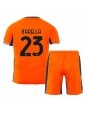 Inter Milan Nicolo Barella #23 Ausweichtrikot für Kinder 2023-24 Kurzarm (+ Kurze Hosen)